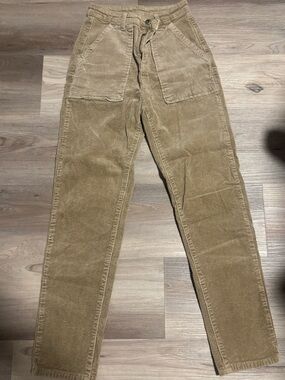 SHEIN Brown Corduroy Utility Pants